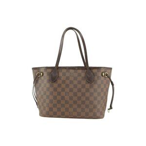 Louis Vuitton Small Damier Ebene Neverfull PM Tote Bag 228L0